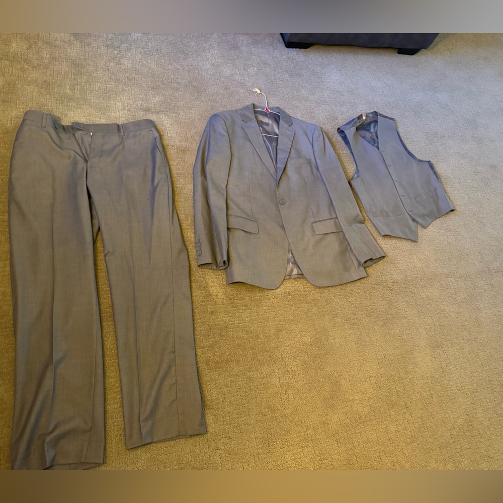 Gray Suit with Vest